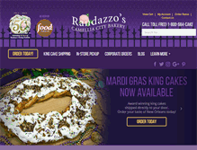 Tablet Screenshot of kingcakes.com